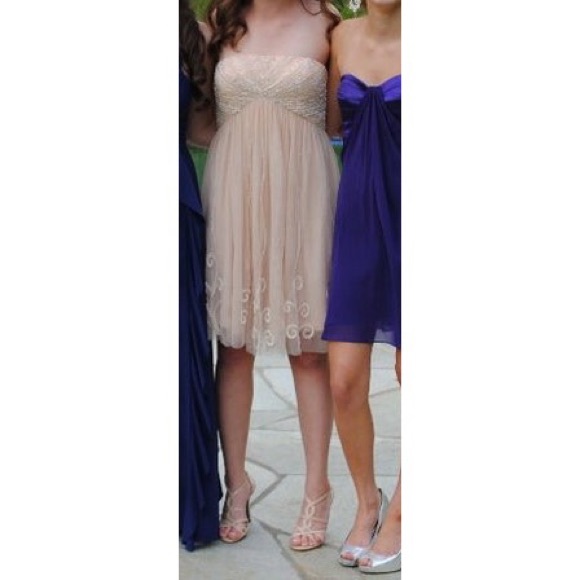 Aidan Mattox Strapless Formal Dress - Picture 2 of 6